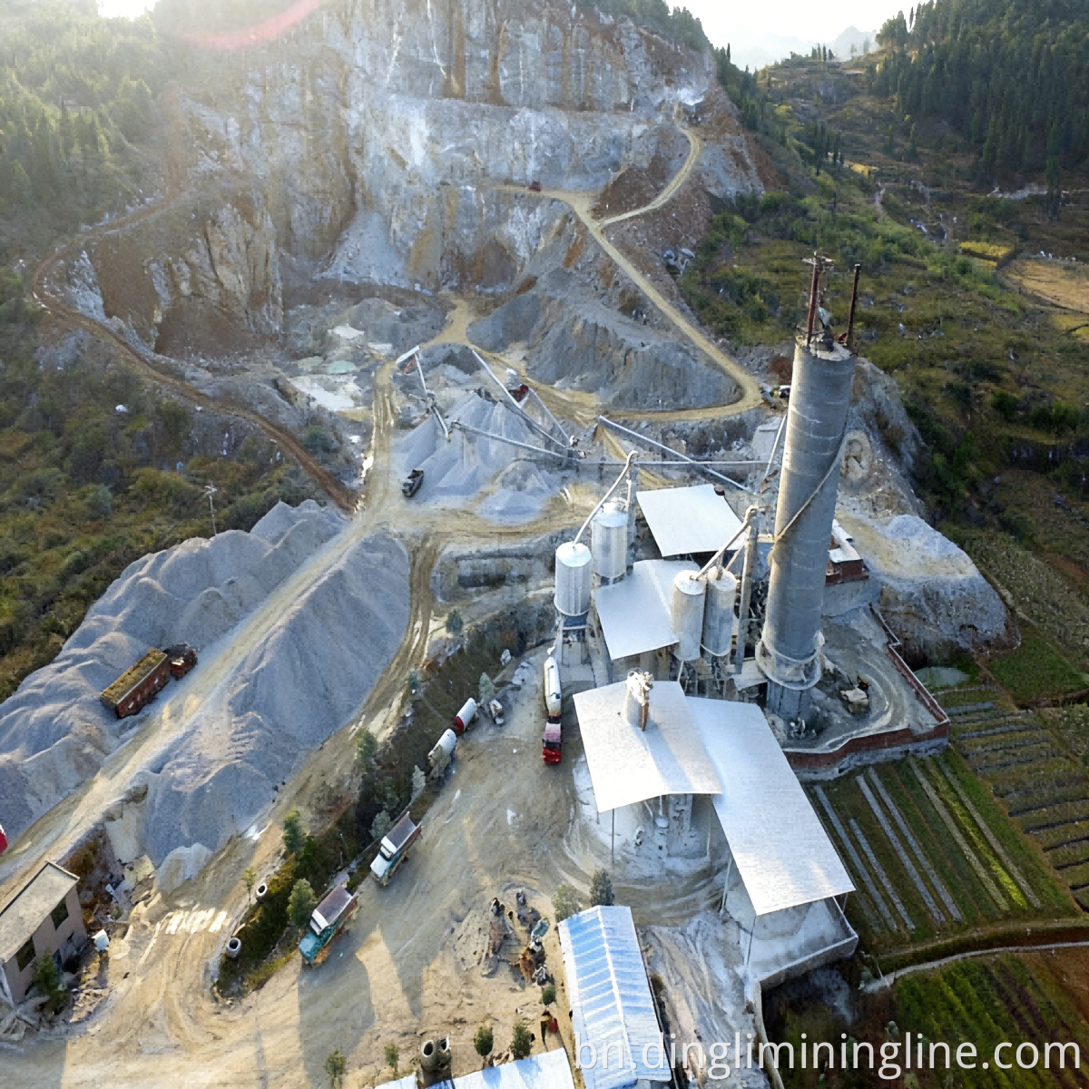 600th Calcium Carbonate Grinding Line